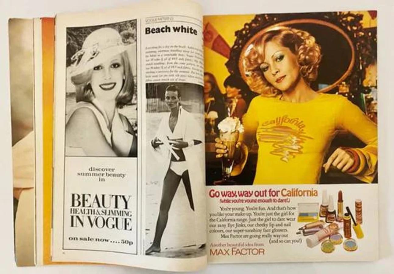 1974 VOGUE - Cover by David Bailey For Sale 1