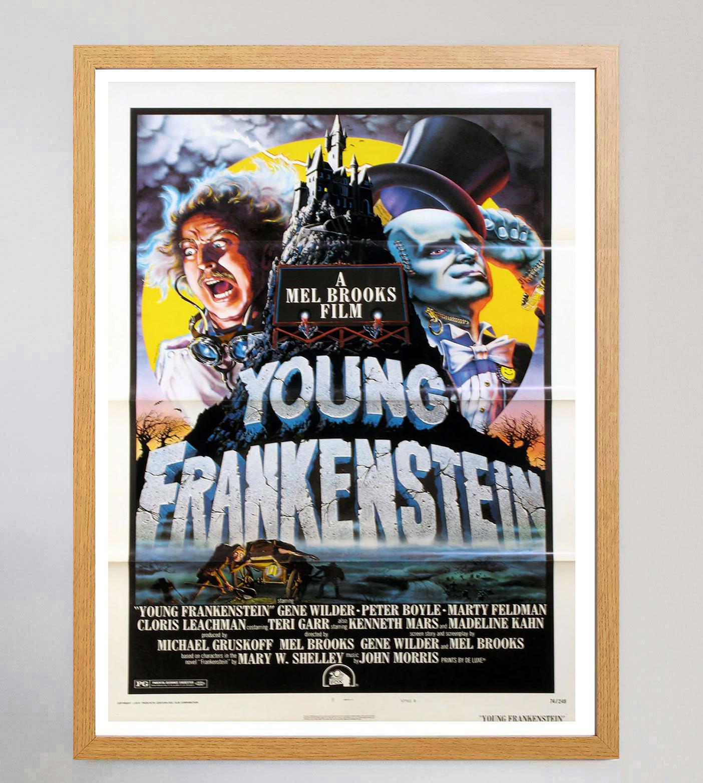 Américain Affiche vintage originale de Young Frankenstein, 1974 en vente