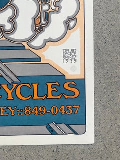 1975 David Lance Goines "Velo - Sport Bicycles" Lithograph