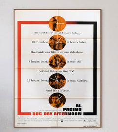 1975 Dog Day Afternoon Original Vintage Poster