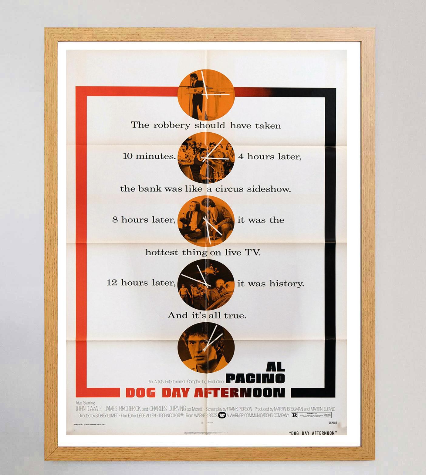 American 1975 Dog Day Afternoon Original Vintage Poster For Sale