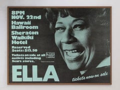 1975 Ella Fitzgerald - Hawaii Ballroom Original Vintage Poster