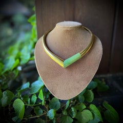 1975 Givenchy Collar with Lucite Inset