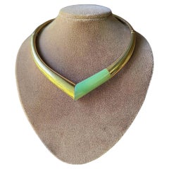 Vintage 1975 Givenchy Collar with Lucite Inset