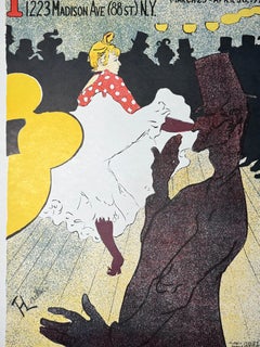 1975 Henri de Toulouse Lautrec "Moulin Rouge, La Goulue" Isselbacher Gallery, NY