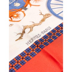 1975 Hermès “The Bull & Mouth” Philippe Ledoux 90cm Silk Twill Scarf