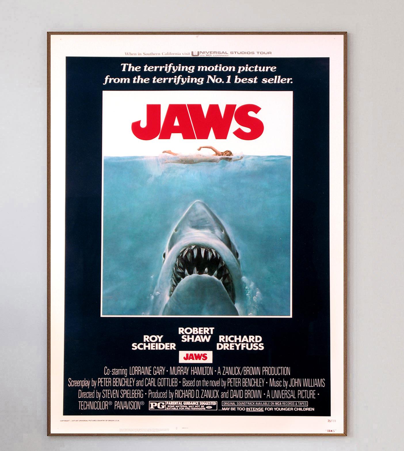 original jaws poster 1975