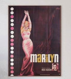 1975 Marilyn (francese) Poster originale d'epoca