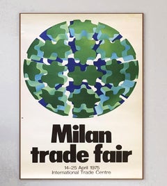 1975 Milan Trade Fair Original Vintage Poster