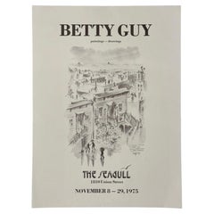 1975 Original Betty Guy Ausstellungsdruck aus der Seagull Gallery, San Francisco