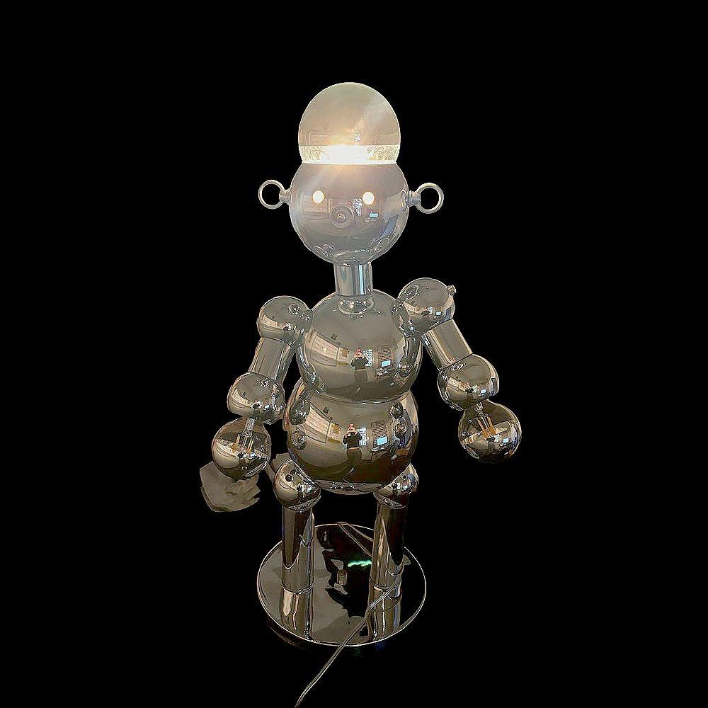 Lámpara Robot 1975 Post-Moderna Bubble Ball Cromada by Torino Lamps en venta 2
