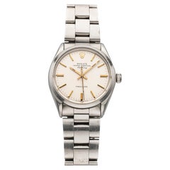 1975 Rolex Air-King 5500 Stainless Steel Cream Dial Automatic 34mm