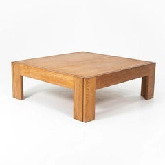 1975 Square Oak Coffee Table by Tage Poulsen for CI Designs