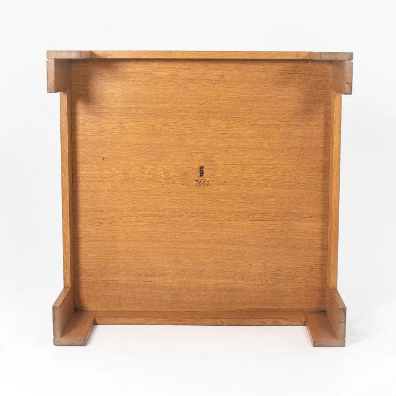 Chêne Table basse carrée Tage Poulsen pour CI Designs, 1975 en vente