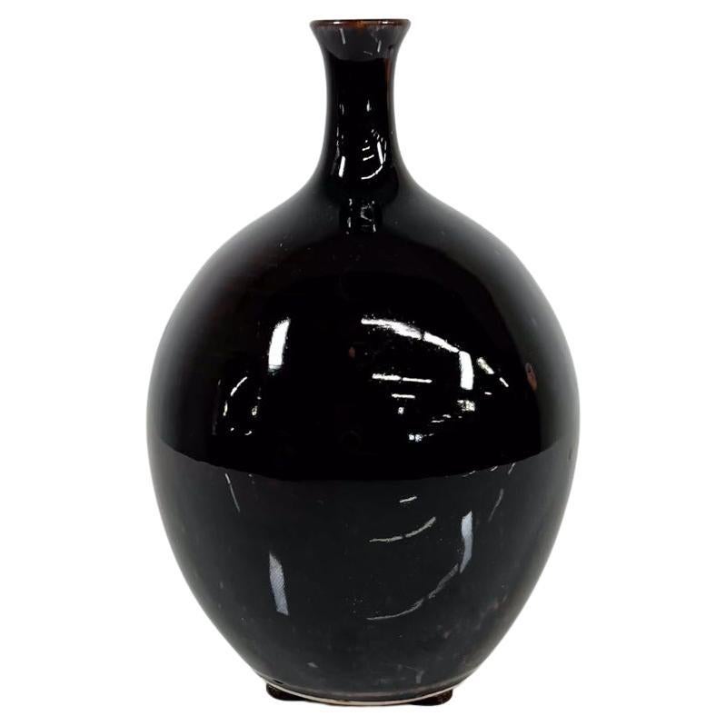  Studio Art Pottery Dark Weed Pot Vase Earle Freeman