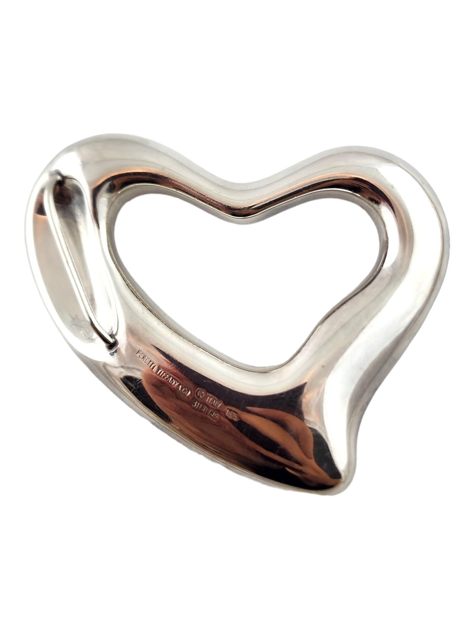 Women's 1975 Tiffany & Co Sterling Silver Elsa Peretti Open Heart Belt Buckle #18265