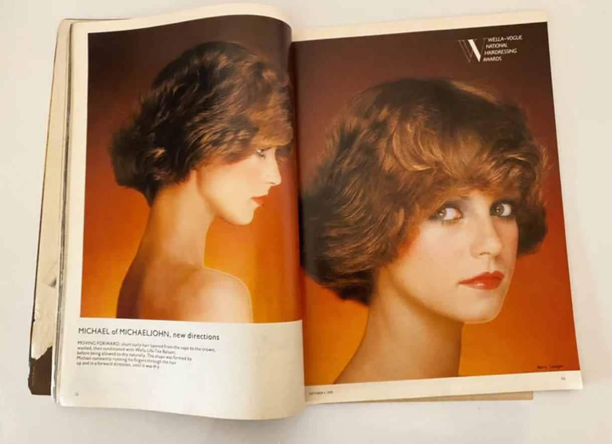 1975 Vogue - Couverture Anna Andersen par Eric Boman en vente 2