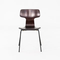 1976 Arne Jacobsen Fritz Hansen 3103 Hammer Stacking Dining Chairs (Set of 4)