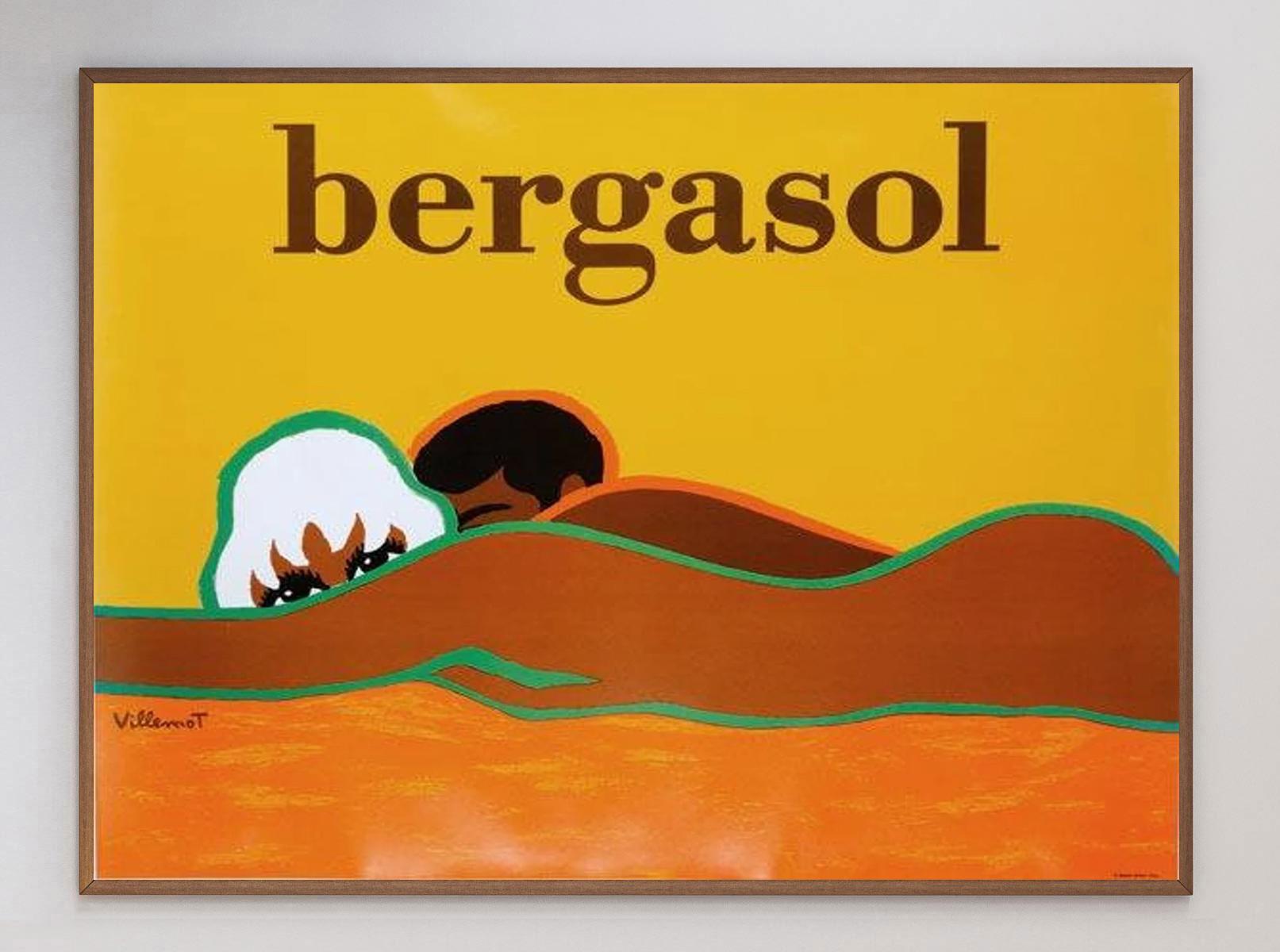 This gorgeous lithograph poster from 1976 was designed by the iconic poster and graphic designer Bernard Villemot. Best known for his collaborations with the likes of Bally, Air France and Perrier, he is known as one of the greatest commercial