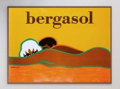 1976 Bergasol Original Vintage Poster