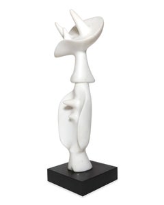 1976 "Chinere" Carrara Marble Sculpture by Victor Roman - Signed