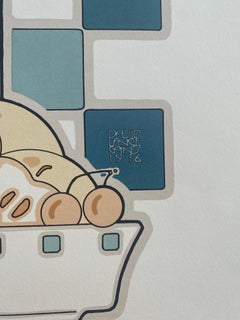 1976 David Lance Goines Chez Panisse Lithographie, David Lance Goines