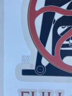 1976 David Lance Goines „ Full Circle“ Lithographie „ Full Circle“