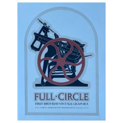 Lithographie « Full Circle » de David Lance Goines, 1976