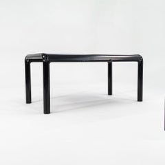 1976 Gae Aulenti for Knoll International Rectangular Orsay Dining Table in Black