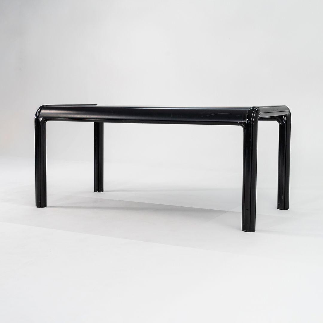 Fin du 20e siècle 1976 Gae Aulenti for Knoll International Table de salle à manger rectangulaire Orsay en noir