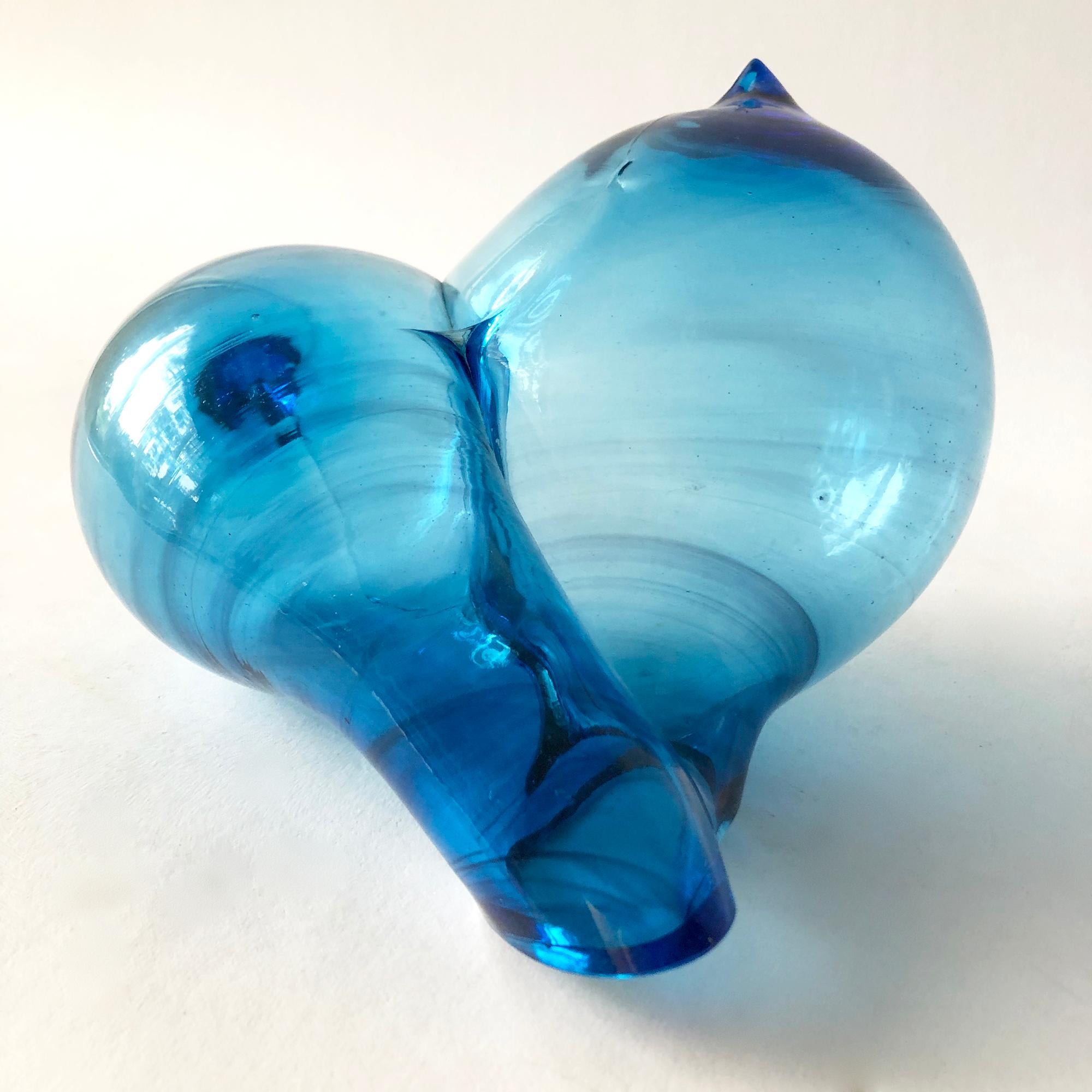 1976 Gary Beecham American Studio Blown Glass Sculpture In Good Condition For Sale In Palm Springs, CA