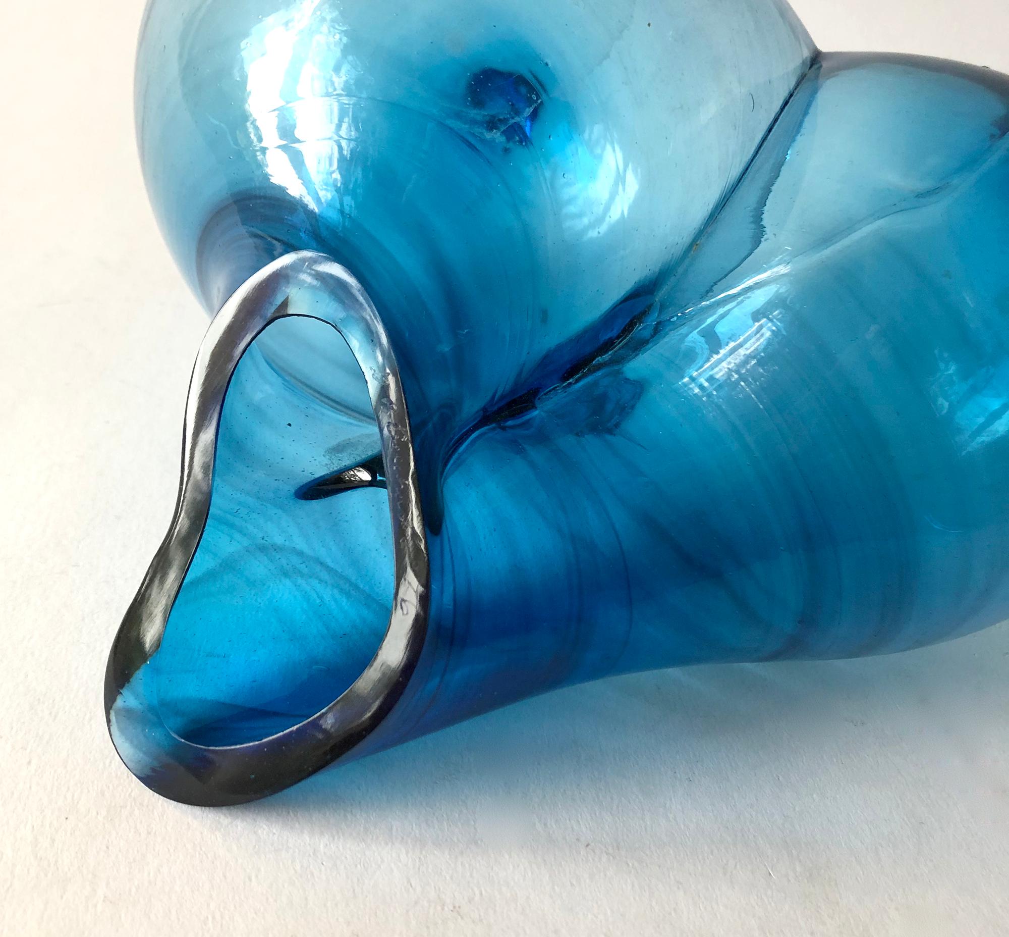 1976 Gary Beecham American Studio Blown Glass Sculpture For Sale 1