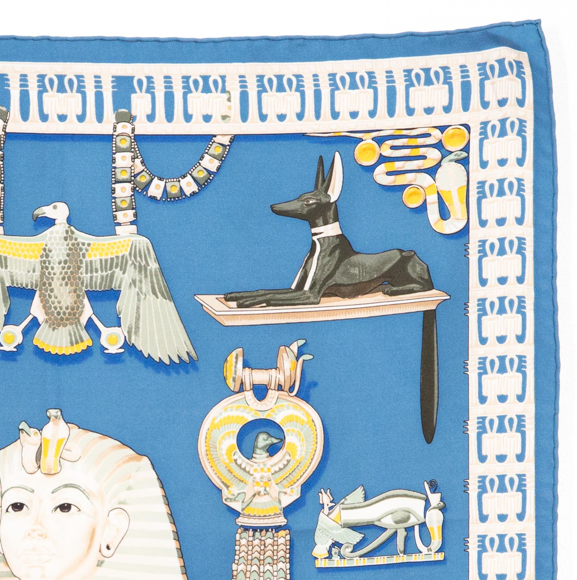 hermes tutankhamun scarf