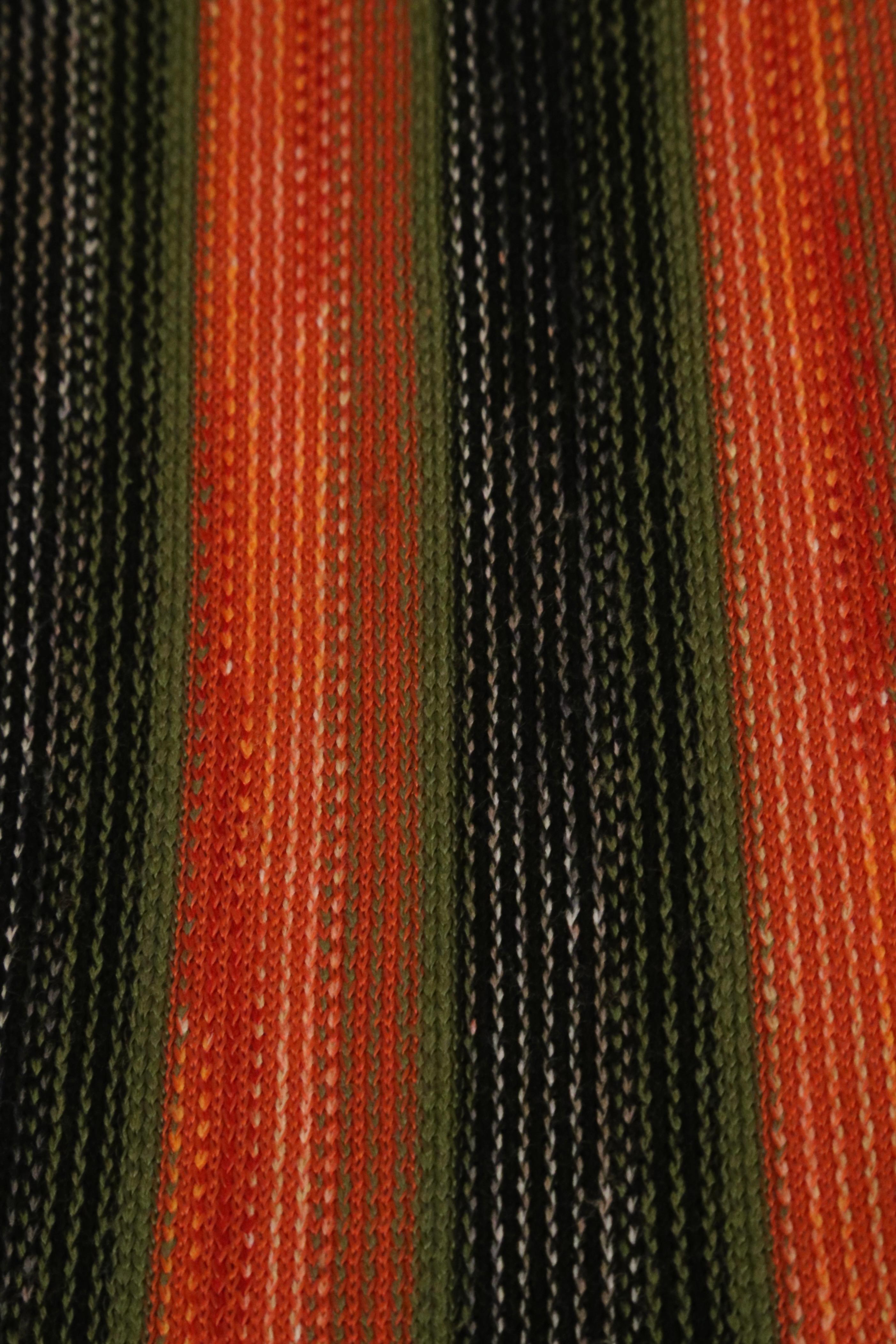 1976 ISSEY MIYAKE documented space dyed striped robe coat For Sale 6