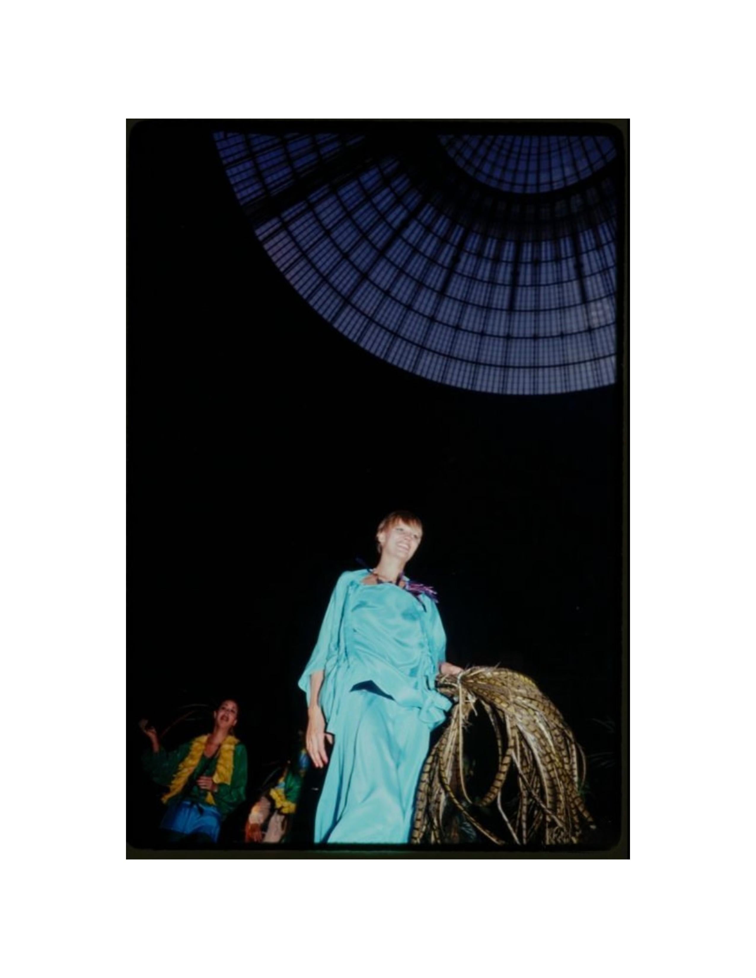 KENZO JAP Robe en soie noire à fronces des années 1970 en vente 1