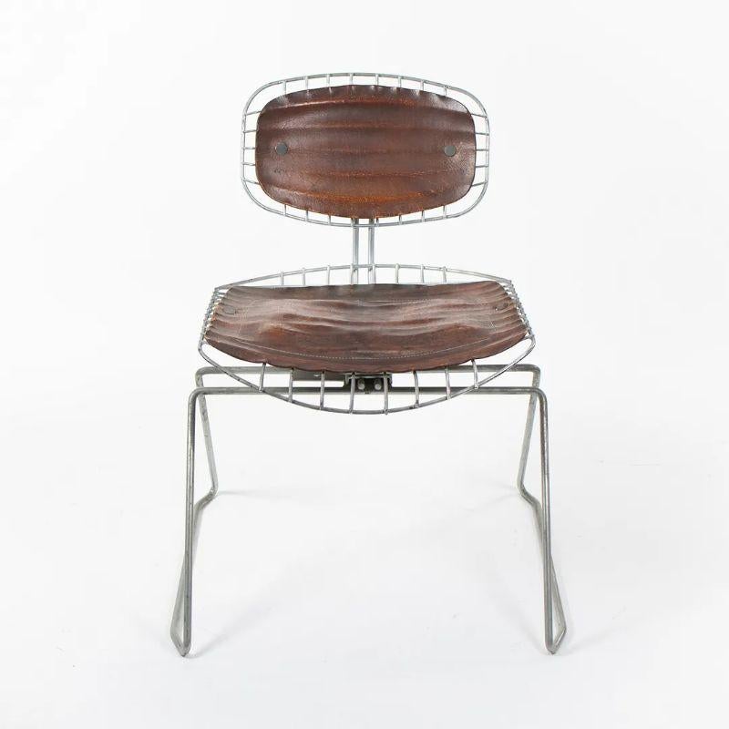 Acier 1976 Michel Cadestin & Georges Laurent Chaise Beaubourg Teda pour le Centre Pompidou  en vente