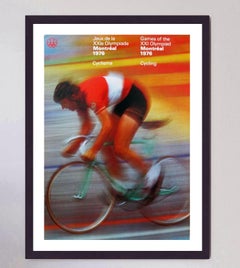 Juegos Olímpicos de Montreal de 1976 - Ciclismo. Cartel original de COJO