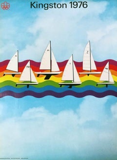 1976 Montreal Olympic Games - Kingston Original Poster by Pierre-Yves Pelletier