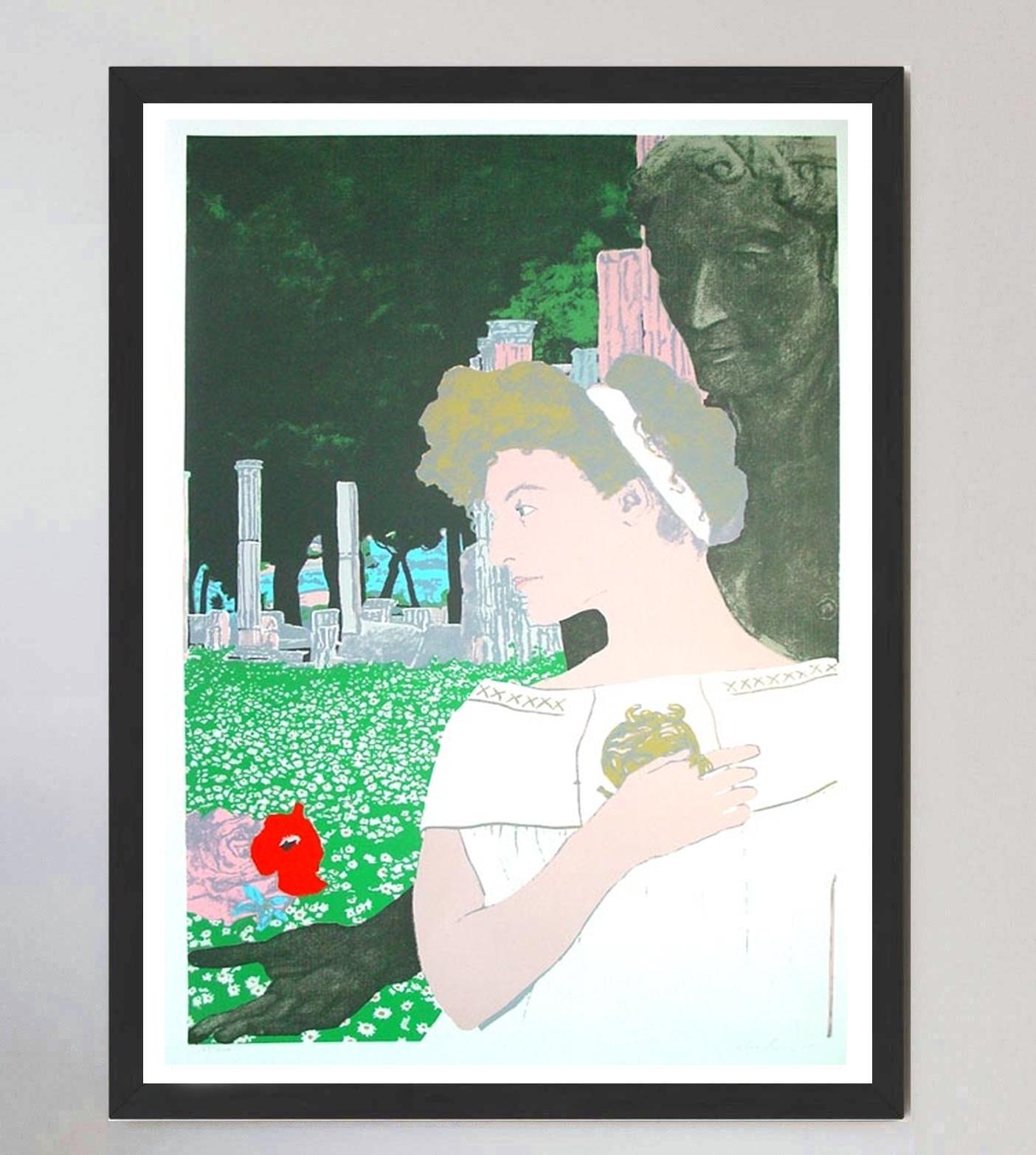 Late 20th Century 1976 Montreal Olympic Games - Marcia Marcus Original Vintage Poster For Sale