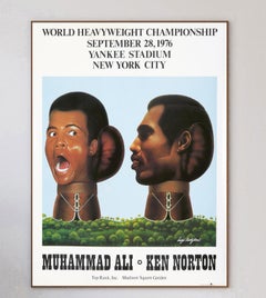 1976 Muhammad Ali vs Ken Norton Original Vintage Poster
