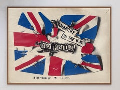 1976 Sex Pistols - Anarchy In The U.K. Original Vintage Poster
