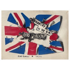 1976 Sex Pistols - Anarchy In The U.K. Original Vintage Poster
