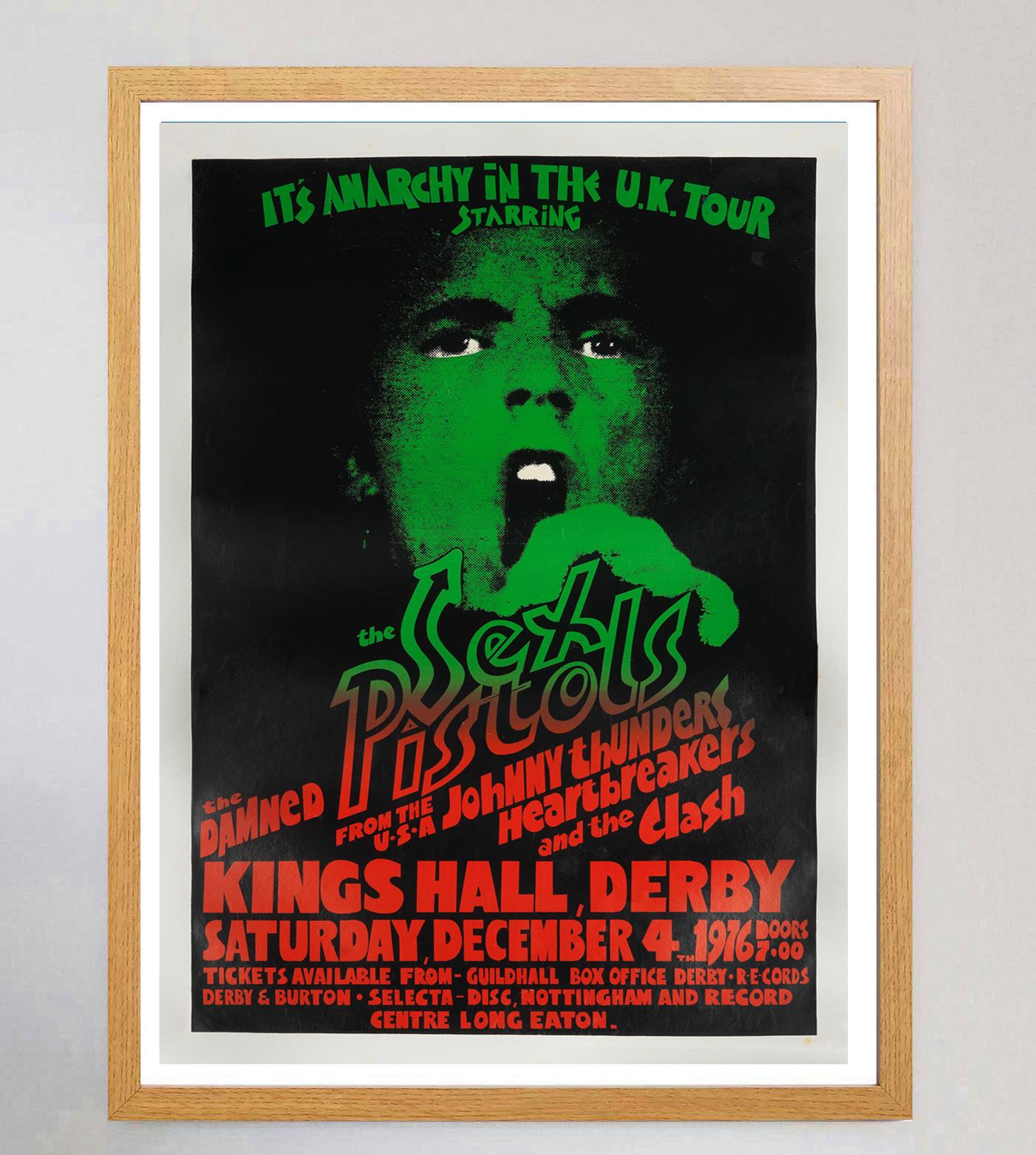 Britannique Affiche vintage d'origine « Sex Pistols - Anarchy In The U.K. Tour », 1976 en vente