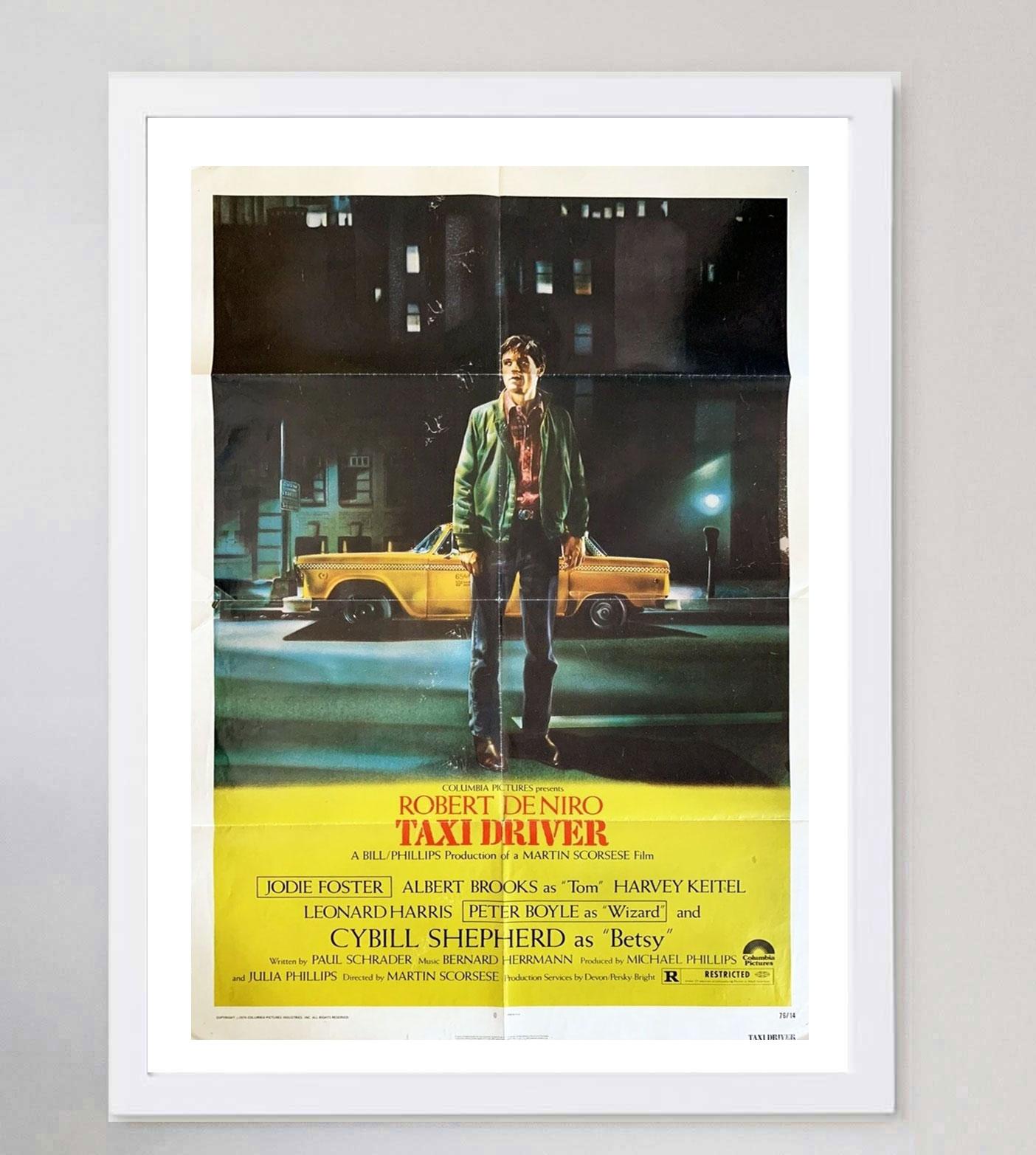 Américain 1976 Taxi Driver Original Vintage Poster en vente