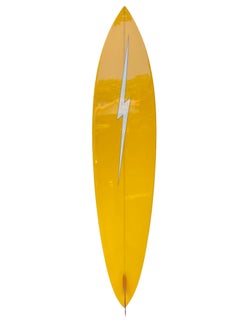 1976 Vintage Lightning Bolt Surfboard by Pat Rawson