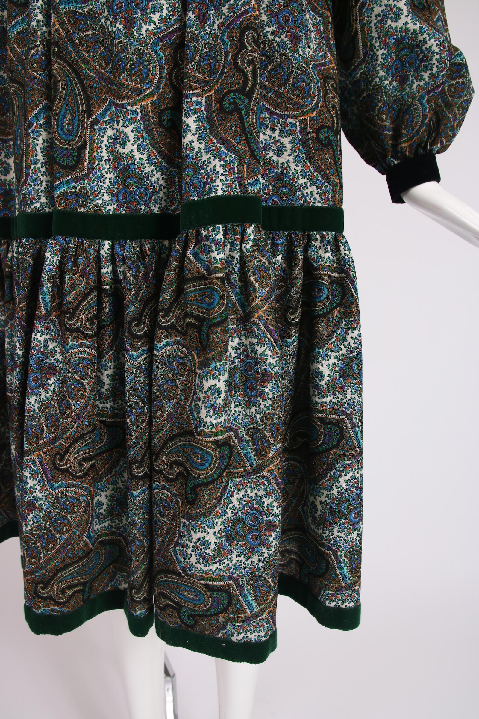 Yves Saint Laurent - Robe de la collection Cossack de 1976 Pour femmes en vente