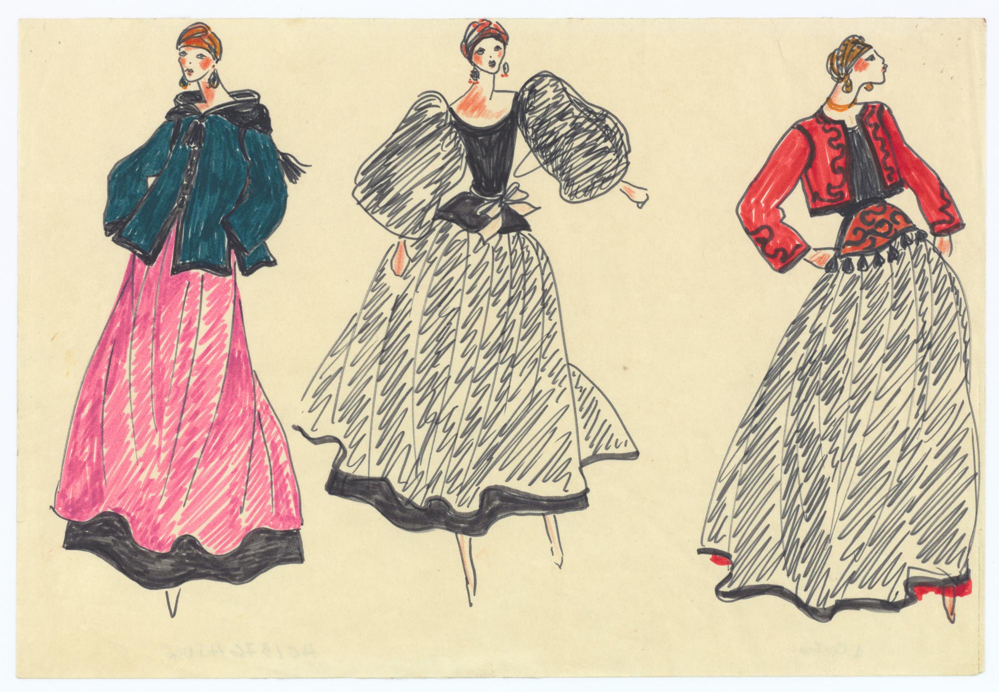 1976 YVES SAINT LAURENT 'opéras - ballets Russes' Wollmantel mit geflochtenen Besätzen 8