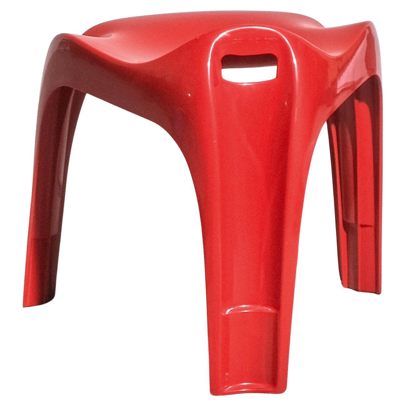 Taburete Casalina Rojo 1977 Alexander Begge