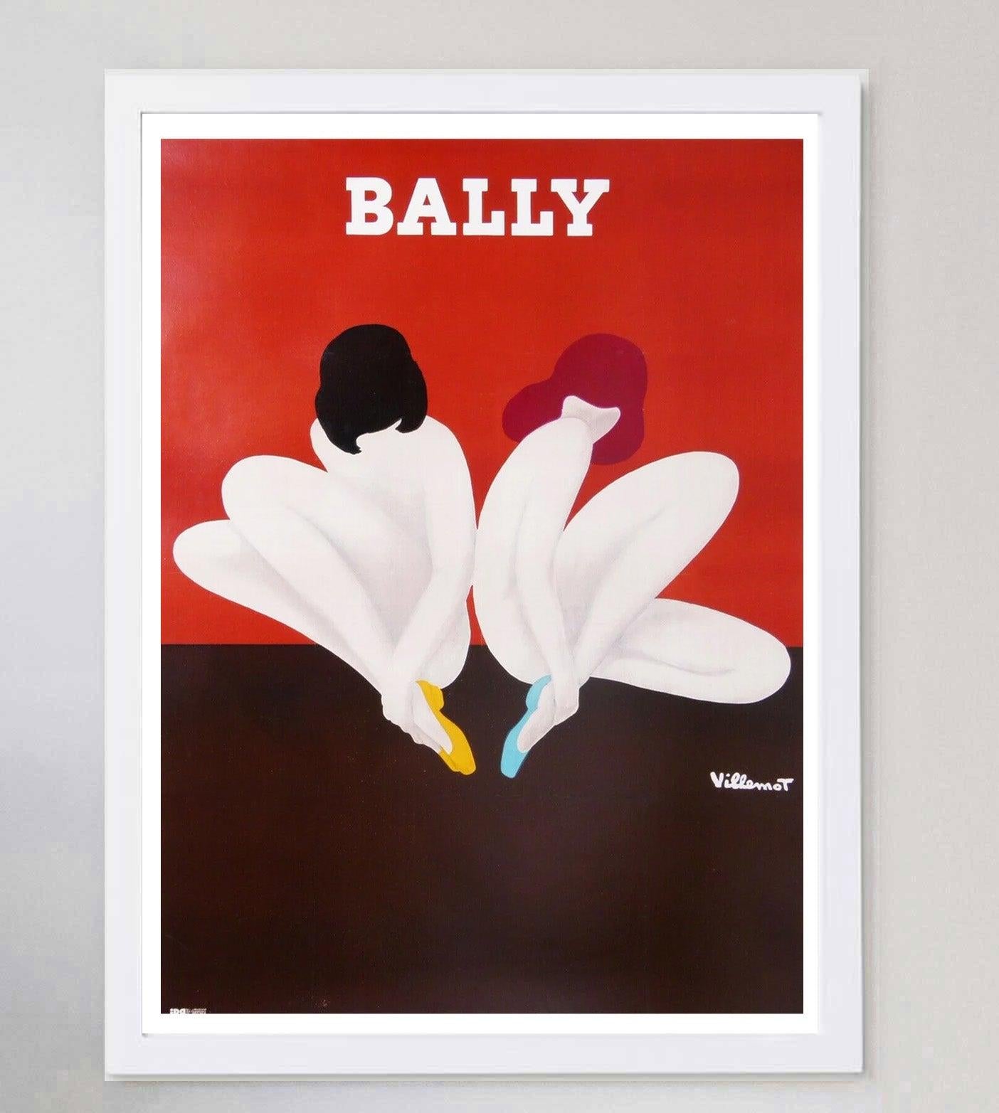 1977 Bally - Lotus Poster originale d'epoca In condizioni buone in vendita a Winchester, GB