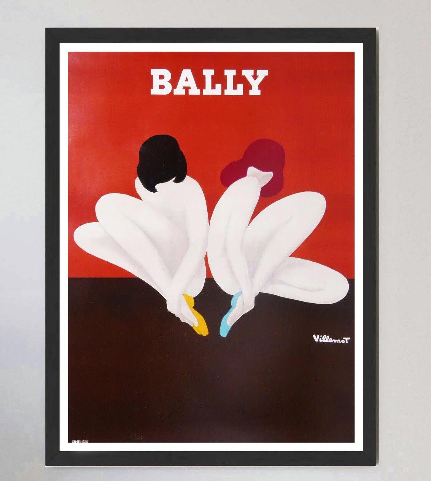 Fine XX secolo 1977 Bally - Lotus Poster originale d'epoca in vendita